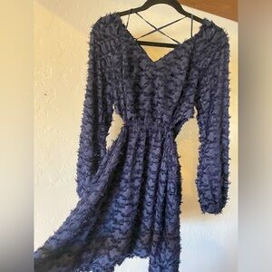 Current Air (Los Angeles) navy blue cocktail dress size small